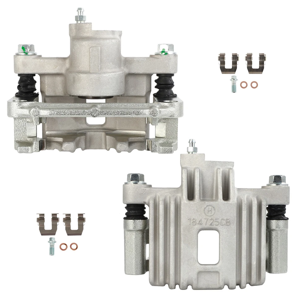 Juego de 2 pinzas de freno traseras nuevas para Oldsmobile Alero 1999-2004 18B4724 18B4725 Foto 4 de 4