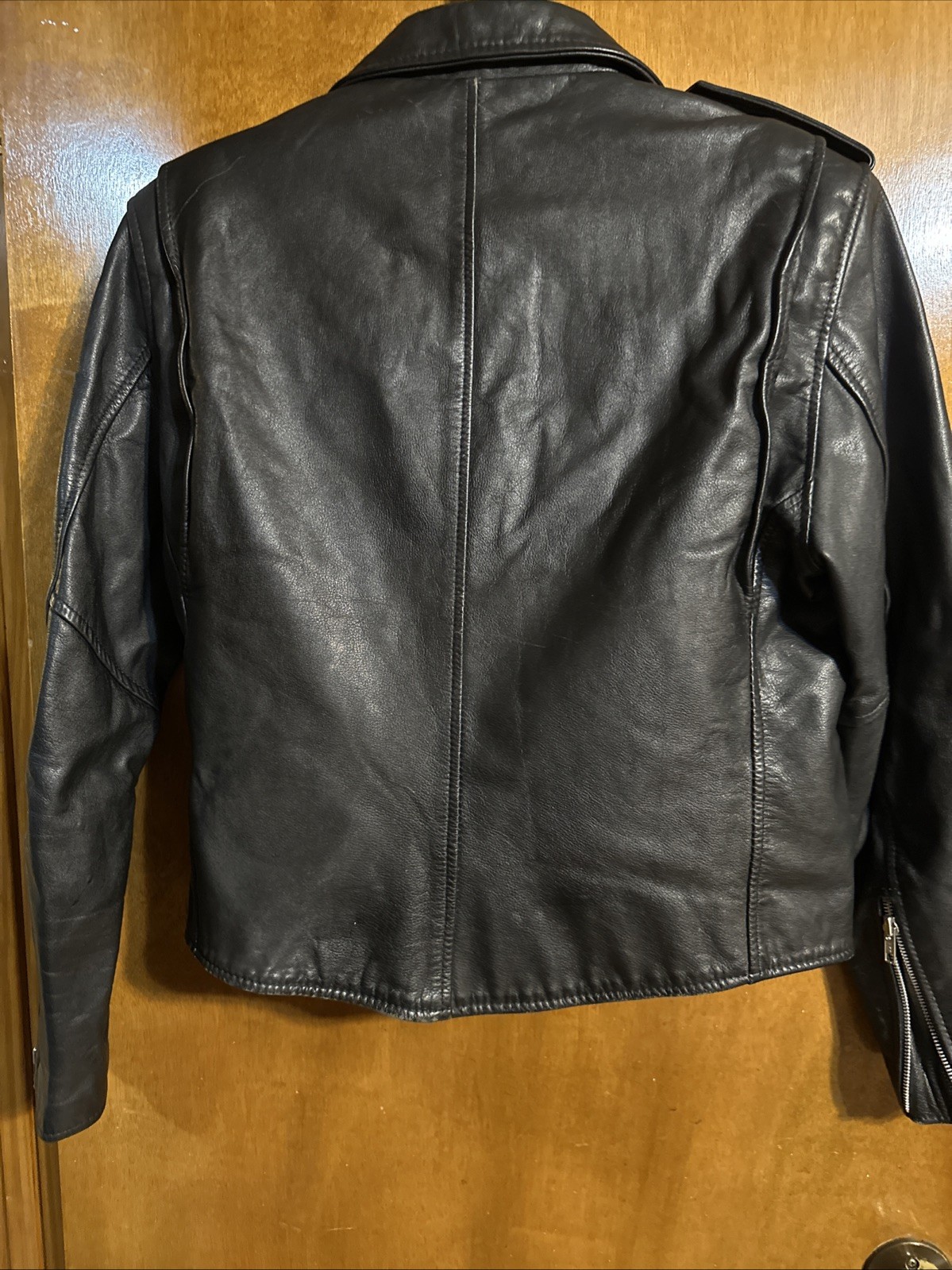 OffRoad Leather Jacket Size 14 Solid Black Women - image 12