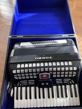 TOMBO accordion 37 keys with case