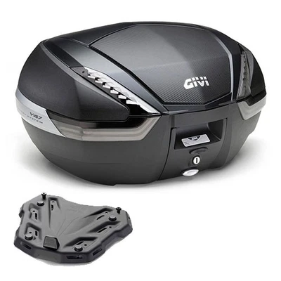 Kit GIVI Bauletto V47NNT Noir 47LT + Piastra Benelli TRK 702 2023-2025 - Photo 1/4