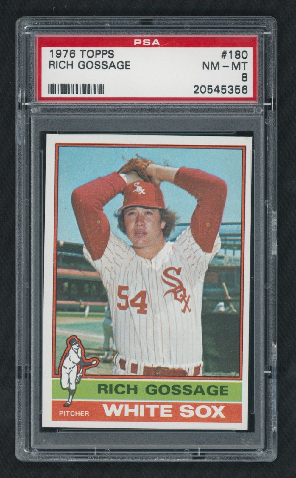 1976 Topps #180 Rich Gossage PSA 8 NM-MT