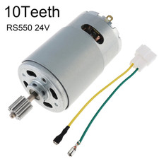 RS550 / 555 10 Teeth 6V/12V/24V DC Motor 12000-40000 RPM Kids Ride on Toys Car M