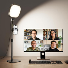 Zoom Lighting for Computer, Adjustable Desk Lighting for Video Calls, 30 Light M