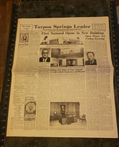 March 8th 1962 Tarpon Springs Leader Newspaper Ellis Bank 