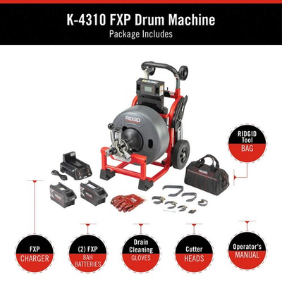 #ad RIDGID 73073 Cordless Drain Cleaning Machine139 lb 817JP3 $6937.71