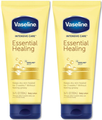 Vaseline Intensive Care Essential Healing Body Lotion 3.4oz Pack of 2