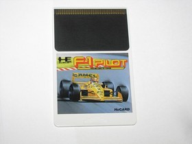 F1 Pilot PC Engine HuCard Japan import US Seller