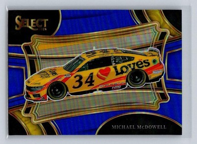 2024 Select Racing #144 Michael McDowell Pit Road Blue Prizm 074
