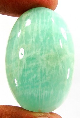 96.10 Ct Natural Amazonite Loose Gemstone Cabochon Wire Wrap Stone  - 25801
