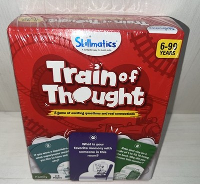 Train Of Thought Card Game Skillmatics Questions and Connetions New/Sealed