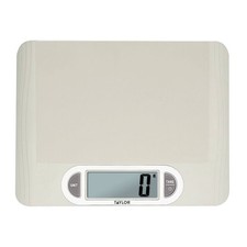Taylor 11lb Digital Kitchen Food Scale USB with Ocean Bound Plastic Cream: