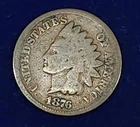 1876 Indian Head Cent  in Good condition
