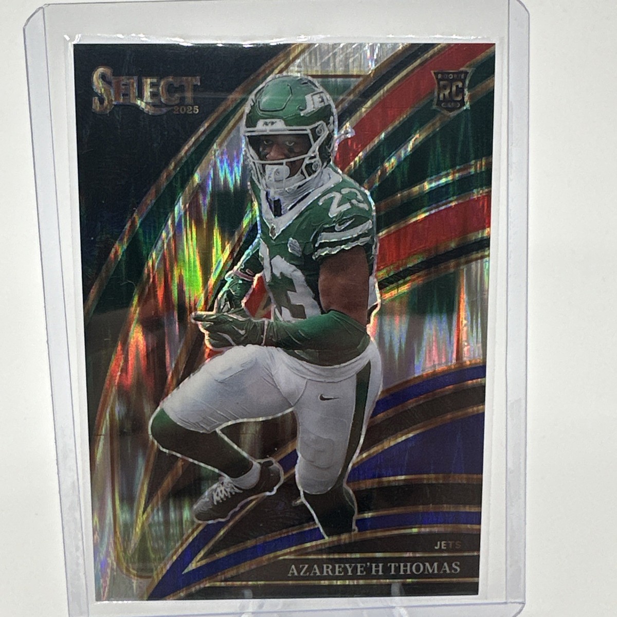 2025 Panini Select Azareye'h Thomas red white blue Club Level