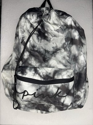 Victorias Secret PINK Tie Dye Packable Backpack Drawstring Convert To Fanny Pack