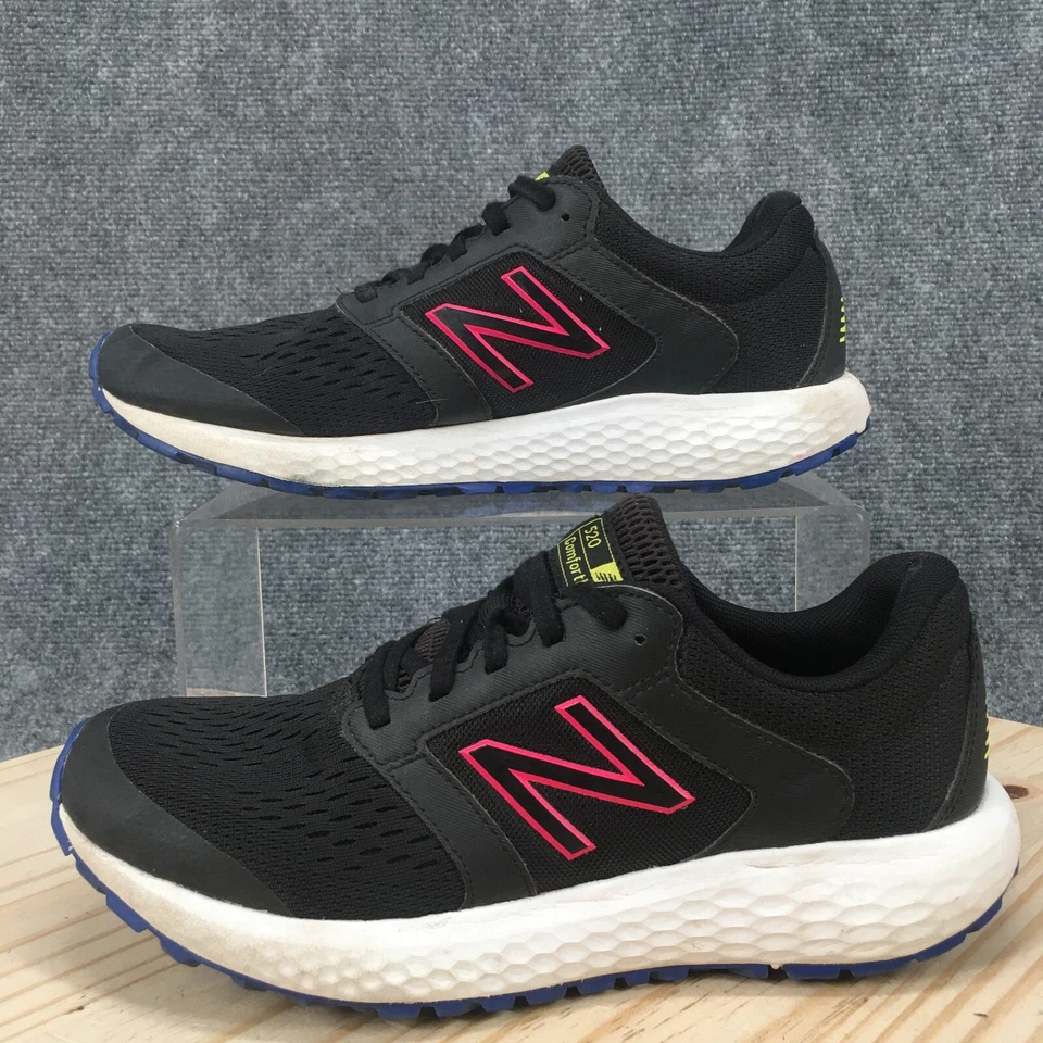 New Balance Zapatos Mujer 40 520v5 Atléticos Correr Tenis Bajos Tela Negra Foto 2 de 4