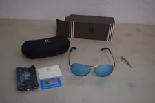 MXNX Aviator Sunglasses Men Polarized Women UV Protection Lightweight Driving