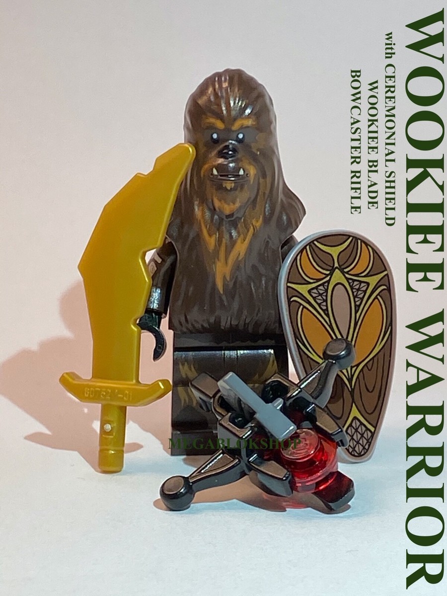 LEGO STAR WARS WOOKIEE WARRIOR WITH SHIELD 100% NEW LEGO BRAND