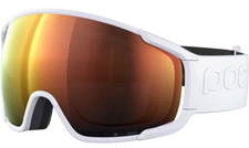 POC ZONULA Clarity Goggles Spektris Spherical Orange Lens, Hydrogen White Frame