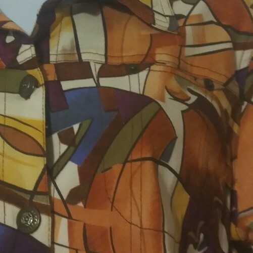 Women's Patchington Multicolor Pattern Button Fro… - image 6