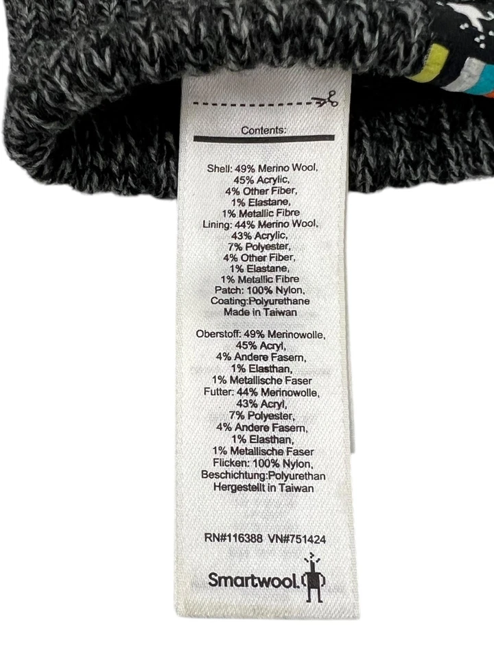 Guantes Smartwool Para Hombres Pequeños Acogedores Abatibles Gris Mezcla de Lana Merino Exterior  Foto 4 de 4