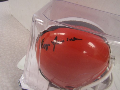 NEW IN BOX Ozzie Newman Autographed Riddell Speed Mini Helmet Tristar /COA - Picture 2 of 3
