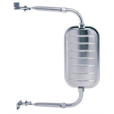 K-source H3541 Passenger Side Manual Towing Mirror Chrome Jr West Coast Style K-source H3541 Passenger Side Manual Towing Mirror Chrome Jr West Coast Style