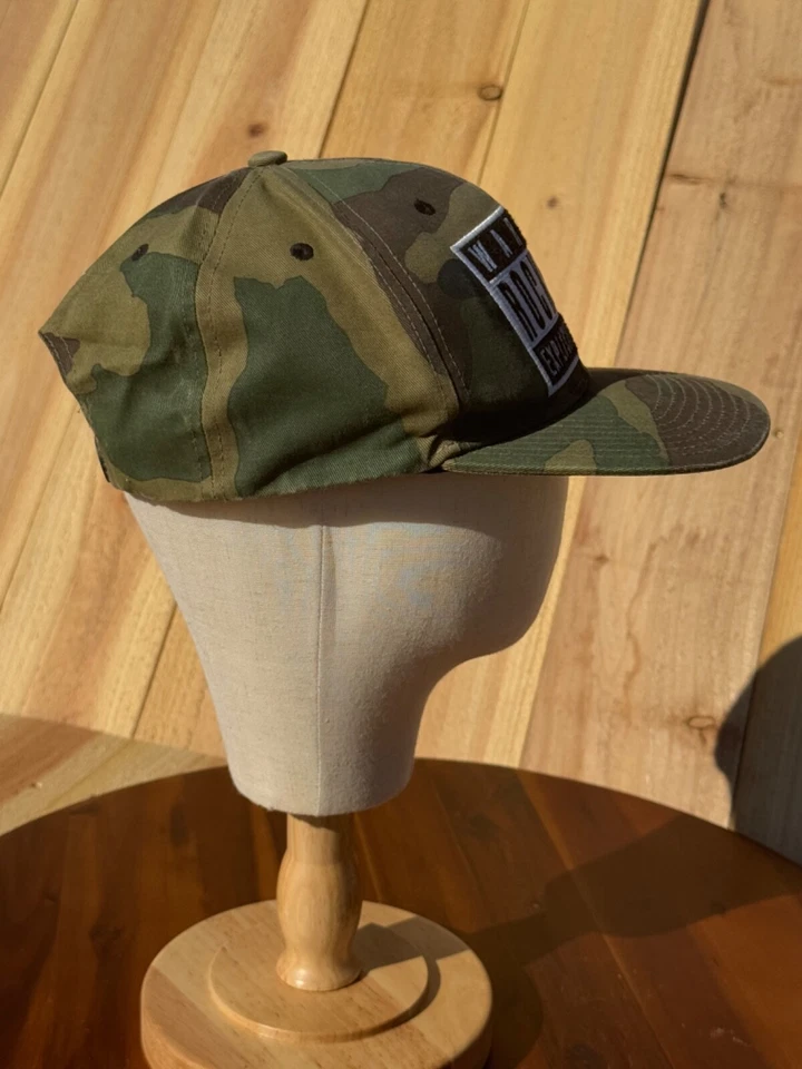 Advertencia Cerrajero Contenido Explícito Camuflaje Snapback Sombrero Algodón Gorra Camuflaje Foto 4 de 4