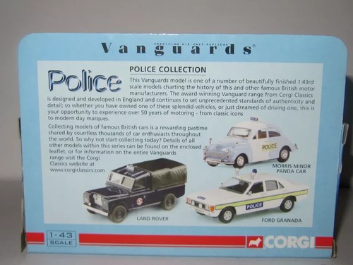 CORGI VANGUARDS - JAGUAR XJ6 - DUNBARTONSHIRE POLICE CONSTA - MINT / PERFECT MIB - Picture 6 of 6