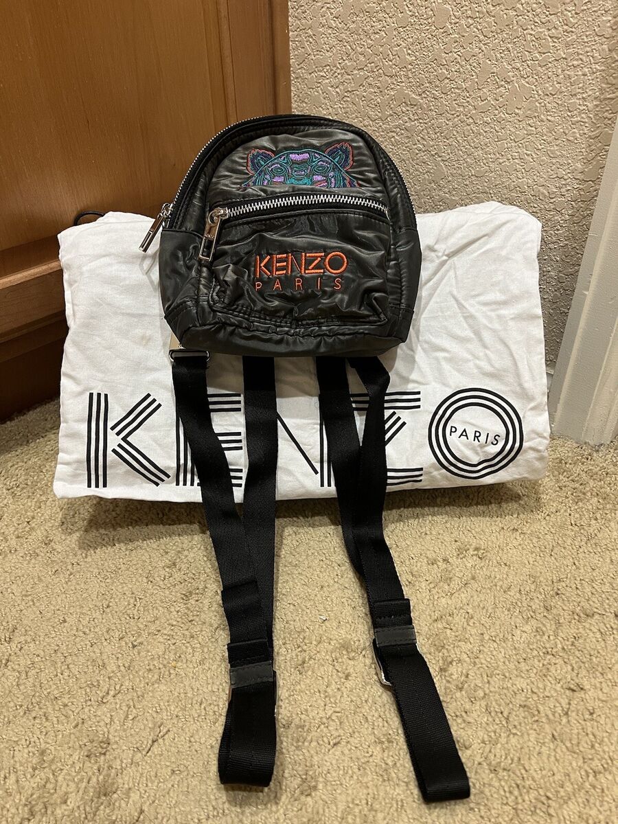KENZO Mini Canvas Tiger Backpack w/Dust Bag “Rare Color-way KENZO Mini Canvas Tiger Backpack w/Dust Bag “Rare Color-way