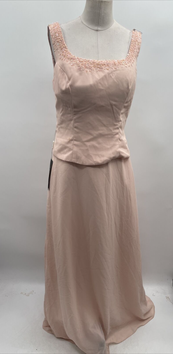Izilady Women's Sleeveless Squared Beaded Neck Evening Cocktail Formal Dress  ~12 | eBay