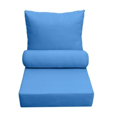 24x26x6 Knife Edge Medium Outdoor Deep Seat Back Rest Bolster Cover ONLY-AD102