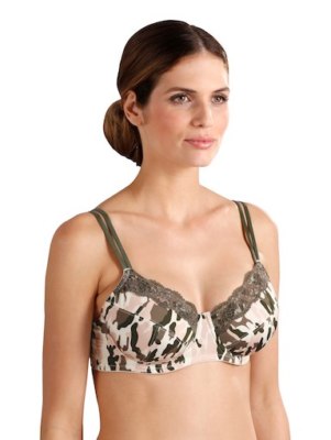 Simone BH Bügel-BH Bügel camouflage hochwertig jugendlich GR 95  Cup B   NEU