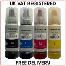 104 Sublimation Ink For Epson EcoTank ET1810 ET2710 (Set of 4) non-oem