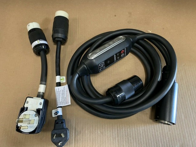 Tesla Roadster (2008-2012) W/D Plug Adapters (2), 240 Mobile Connector Charger