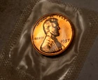 1957 Lincoln Wheat Cent Penny * Gem Proof Red * SEALED IN MINT CELLO * XW190