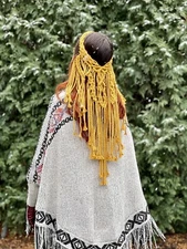 Handmade Macrame Headpiece