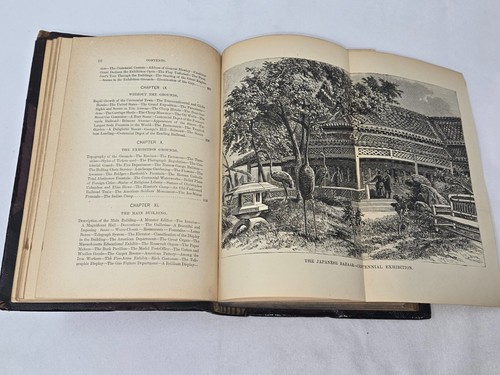 ANTIQUE 1876 ILLUSTRATED HISTORY OF CENTENNIAL EXHIBITION JAMES D. MCCABE BOOK - Picture 10 of 13