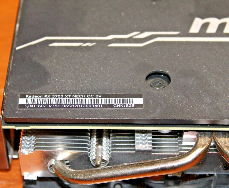 MSI AMD Radeon RX 5700 XT MECH OC 8GB GDDR6 - GPU - Graphics Card - Image 3 of 3