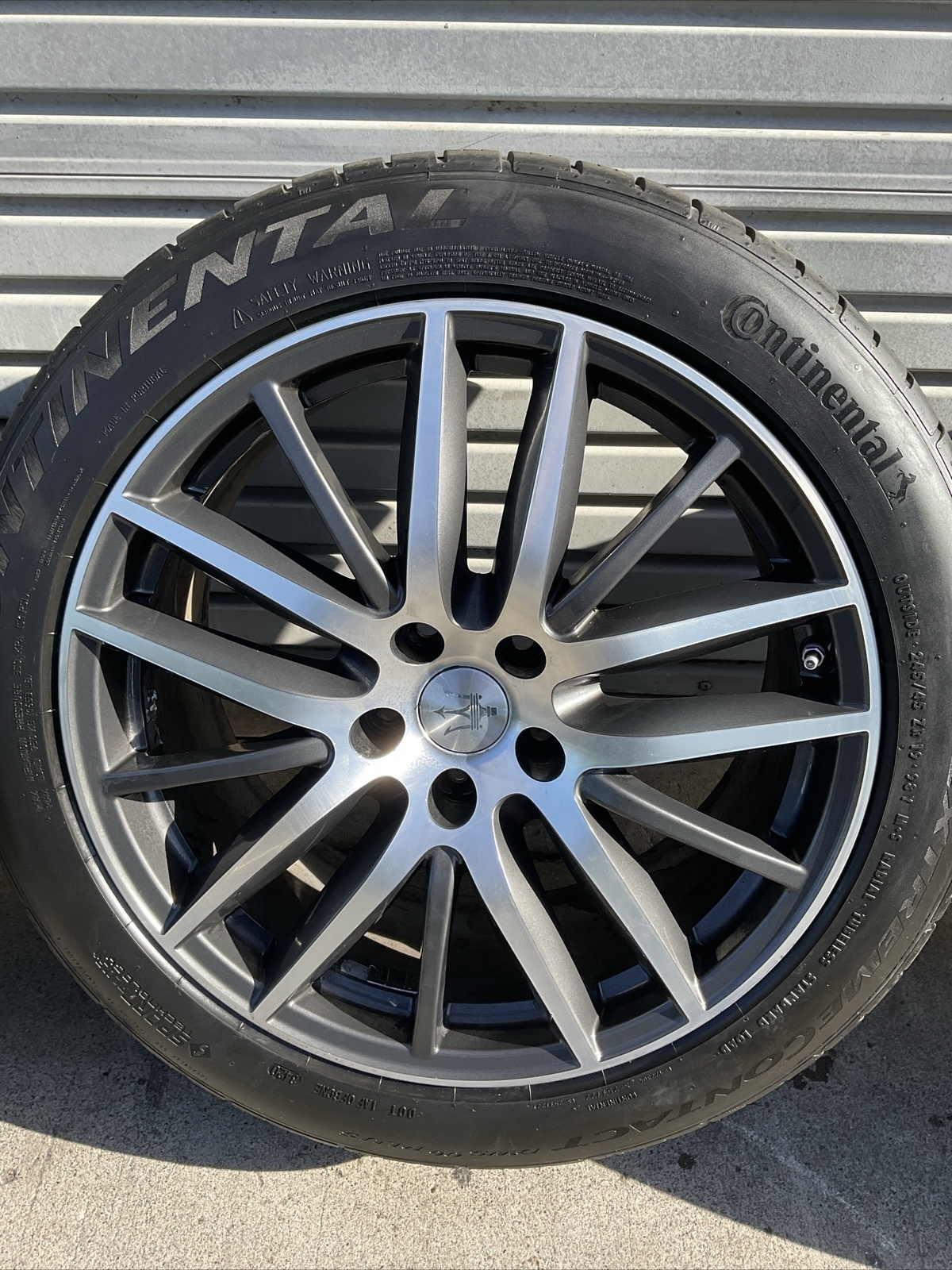 14-17  MASERATI GHIBLI WHEEL RIM TIRE 10x19 INCH SIZE SET 4 ASSEMBLY OEM