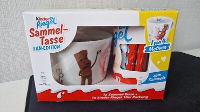 Kinder Riegel - Fan-Edition 2025 - Sammeltasse plus 10 Riegel (210gr.) - NEU