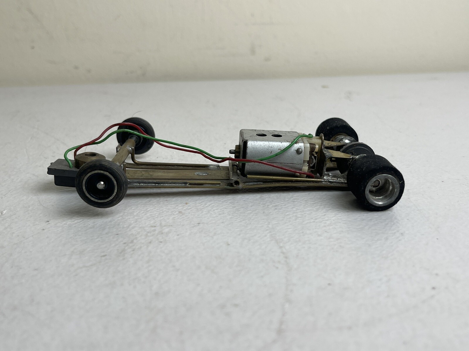 Vintage BRASS Slot Car CHASSIS 1/24TH MURA MOTOR UntestedRare eBay