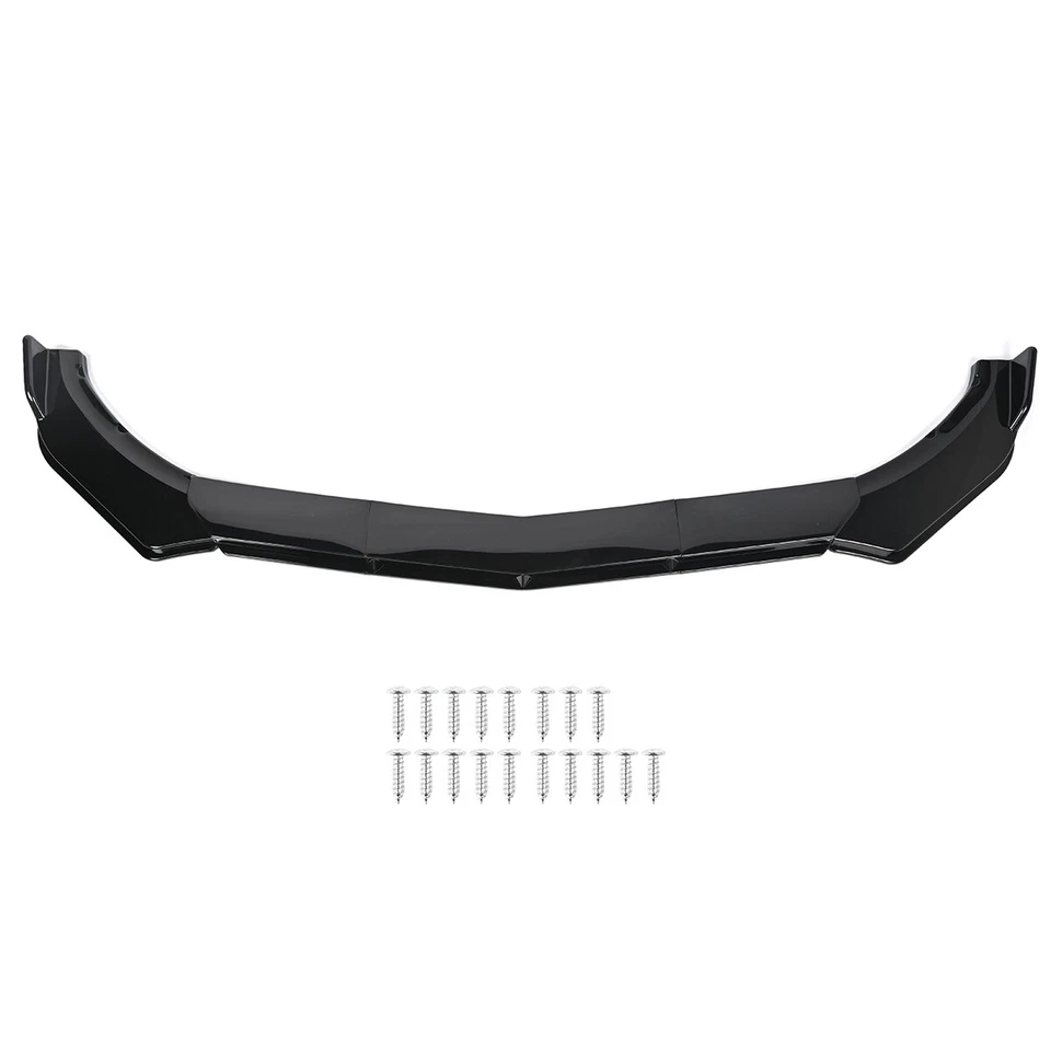 For Ford F150 Front Bumper Lip Spoiler Splitters Lower Chin Body Kit Gloss Black Foto 4 de 4