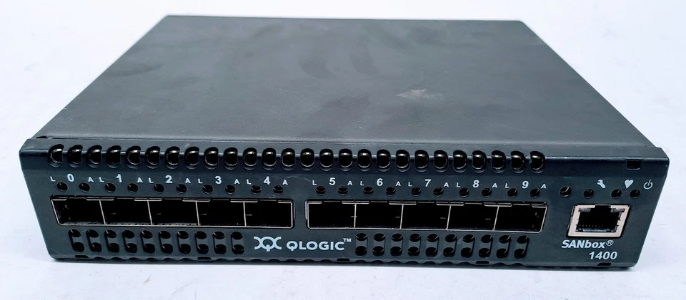 QLogic SANbox Express 1400 10 Port FC Switch SB1404-10AS C - Image 3 of 3