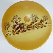 Cashew Butter Crunch Tin Cherrydale Farms Horse Stagecoach Sepia E. Cherry Sons