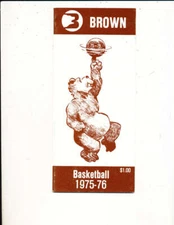 1975 Brown University Basketball Media Press Guide bkbx11