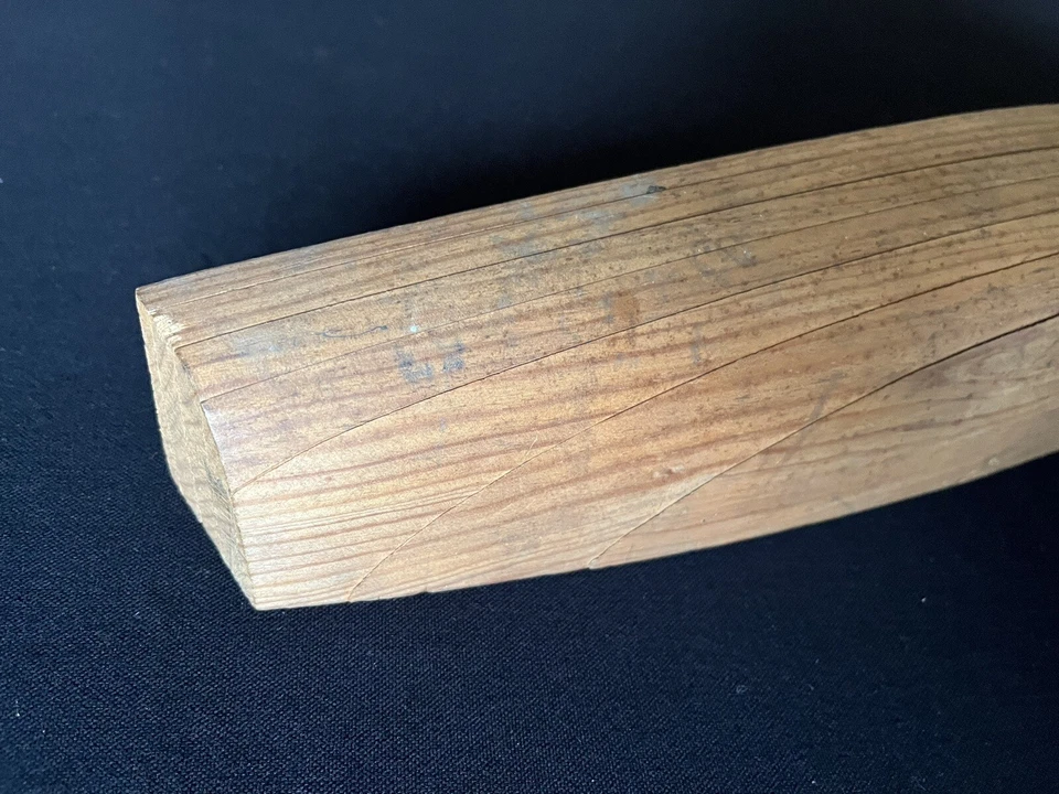 Véritable demi coque de chantier ancienne, bateau, Marine - Photo 3/4