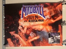 MADBALL Promo Poster 1996 DEMONSTRATING MY STYLE Columbus Ohio Gig Alrosa Villa