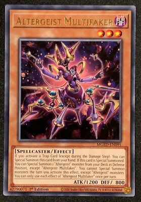 Altergeist Multifaker | MGED-DE095 | Gold Rare | 1. Auflage | YuGiOh TCG