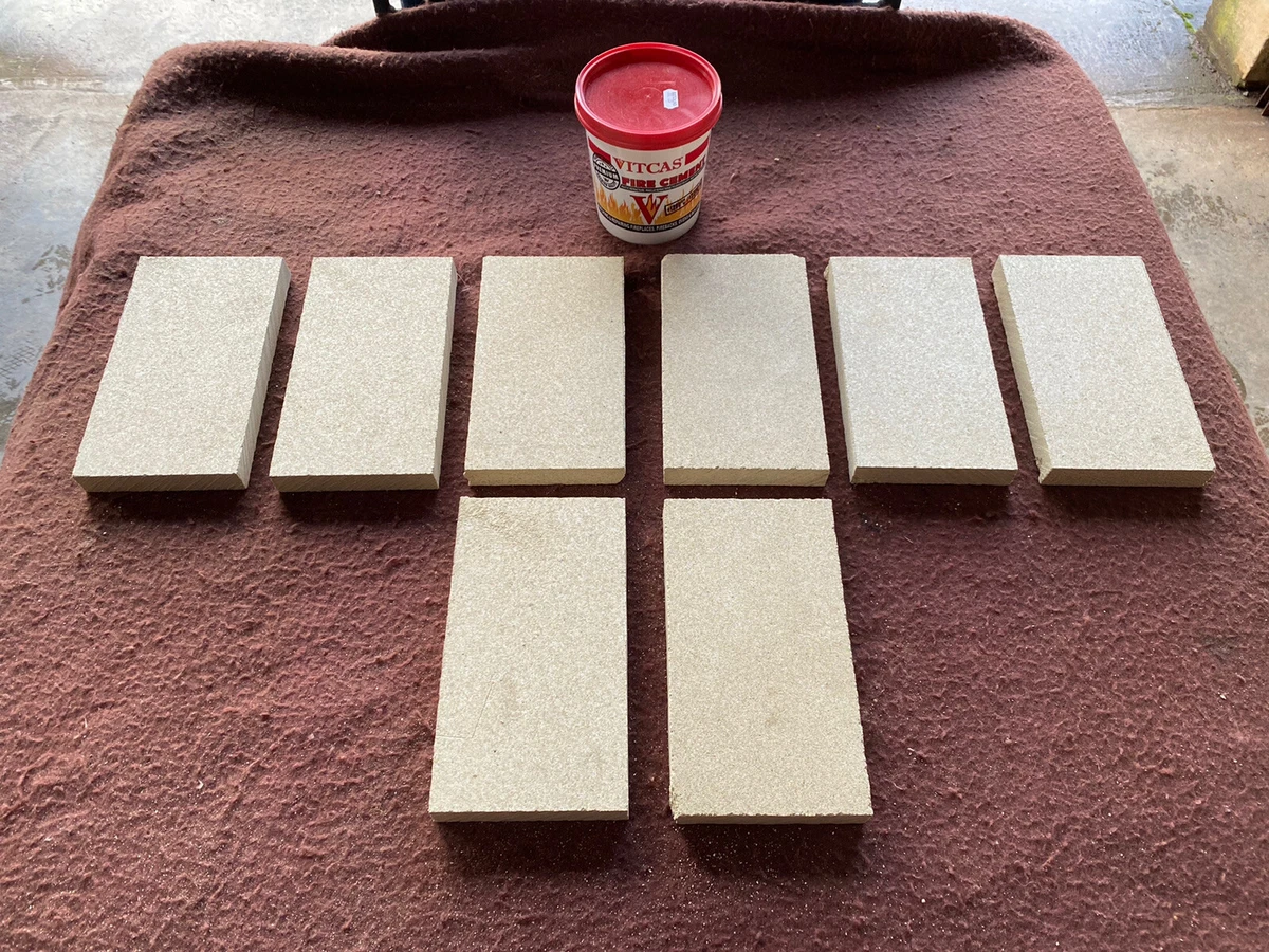 Jotul 1. Replacement internal burn plates, or fire brick set. 8 blocks  u0026amp; Cement. | eBay