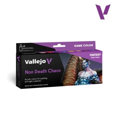ACRYLICOS VALLEJO Vallejo Game Color Non Death Chaos Paint Set 8x18ml Bottles VAL72191